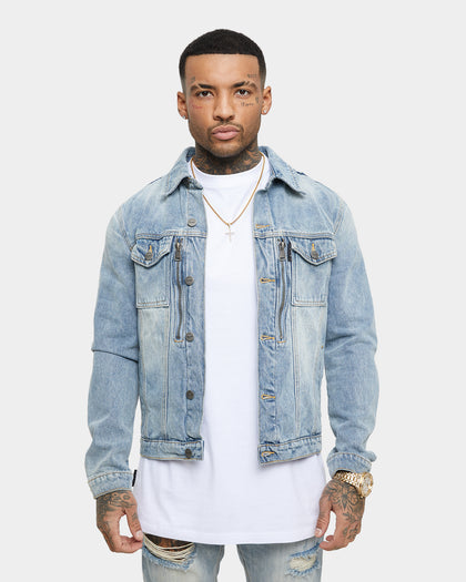 Saint Morta Codex Denim Jacket Vintage Blue