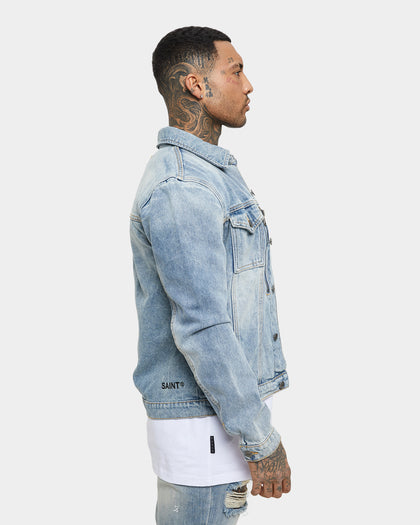 Saint Morta Codex Denim Jacket Vintage Blue