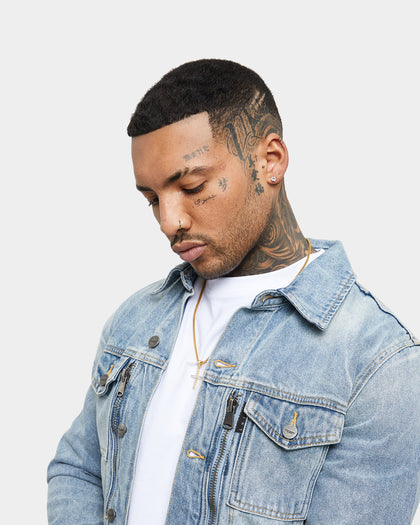 Saint Morta Codex Denim Jacket Vintage Blue