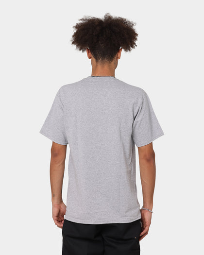 Huf Essentials OG Logo T-Shirt Grey Heather