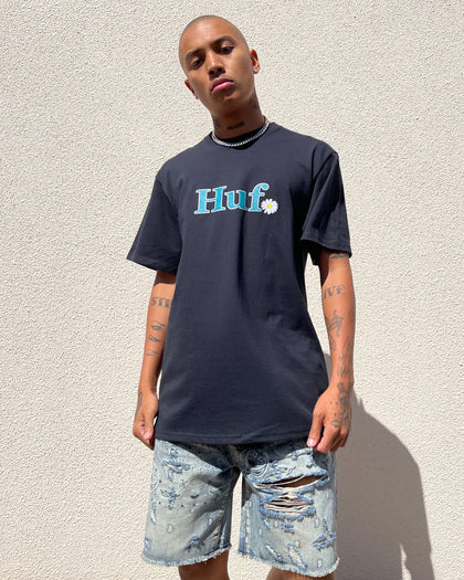 HUF In Bloom T-Shirt Black