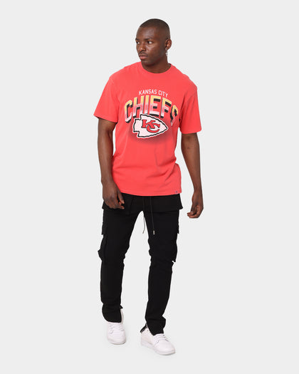 Majestic Athletic Kansas City Chiefs NFL Gradient Arch T-Shirt Faded Red