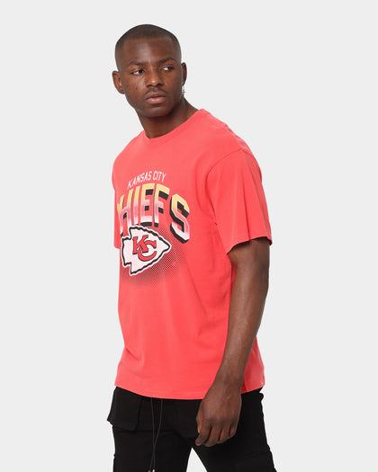 Majestic Athletic Kansas City Chiefs NFL Gradient Arch T-Shirt Faded Red