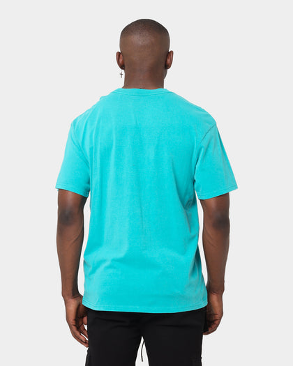 Majestic Athletic Miami Dolphins NFL Gradient Arch Vintage T-Shirt Faded Teal