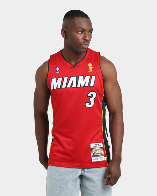 Mitchell & Ness Miami Heat Dwyane Wade #3 '05-'06 Road Authentic Jersey Scarlet