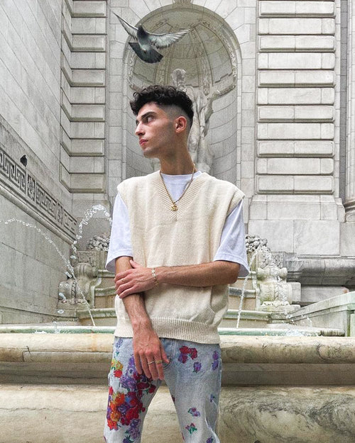 XXIII Create Knit Vest Cream