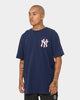 Majestic Athletic New York Yankees Big Face Back Logo T-Shirt Peacoat