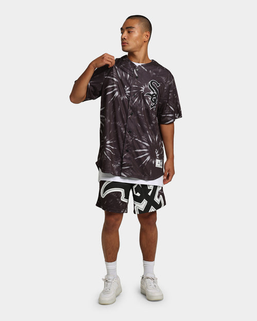 Majestic Athletic Chicago White Sox Tie Dye Replica Jersey Black Dye