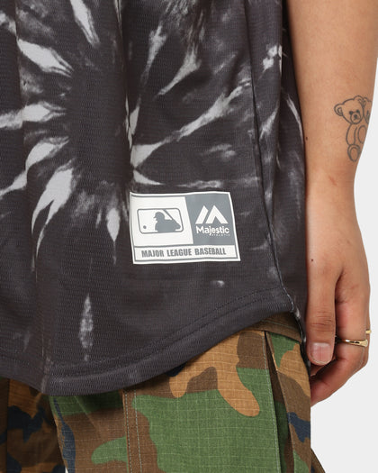 Majestic Athletic Chicago White Sox Tie Dye Replica Jersey Black Dye