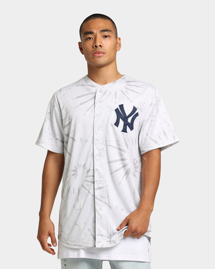 Majestic Athletic New York Yankees Tie Dye Replica Jersey Grey Dye