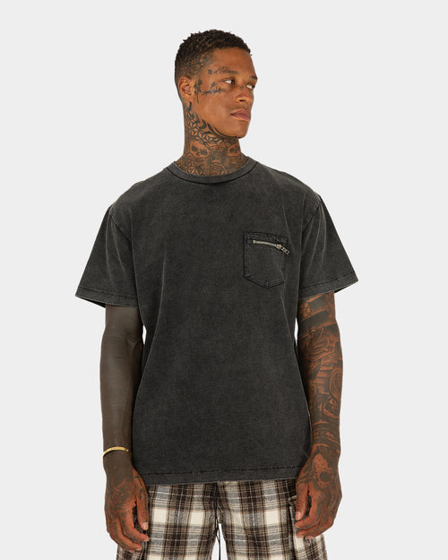XXIII Zip Pocket T-Shirt Black