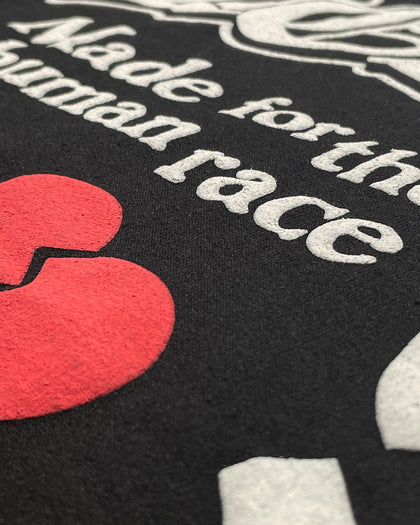 Loiter Euphoric Multi Logo Hoodie Black Wash