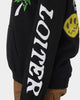 Loiter Euphoric Multi Logo Hoodie Black Wash