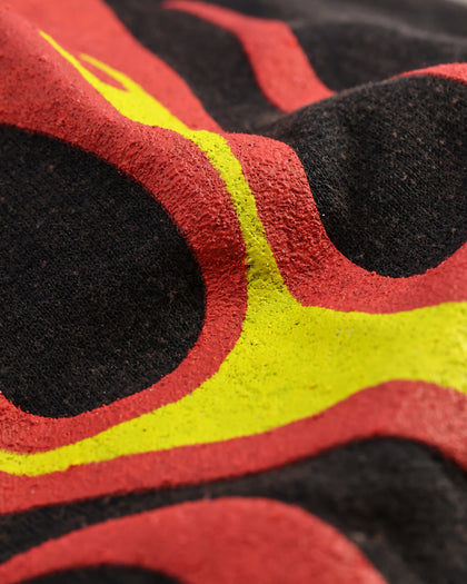 Loiter Euphoric Multi Logo Hoodie Black Wash