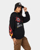 Loiter Euphoric Multi Logo Hoodie Black Wash