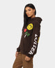 Loiter Euphoric Multi Logo Hoodie Brown