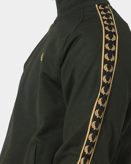 Fred Perry Gold Tape Track Jacket Hunting Green