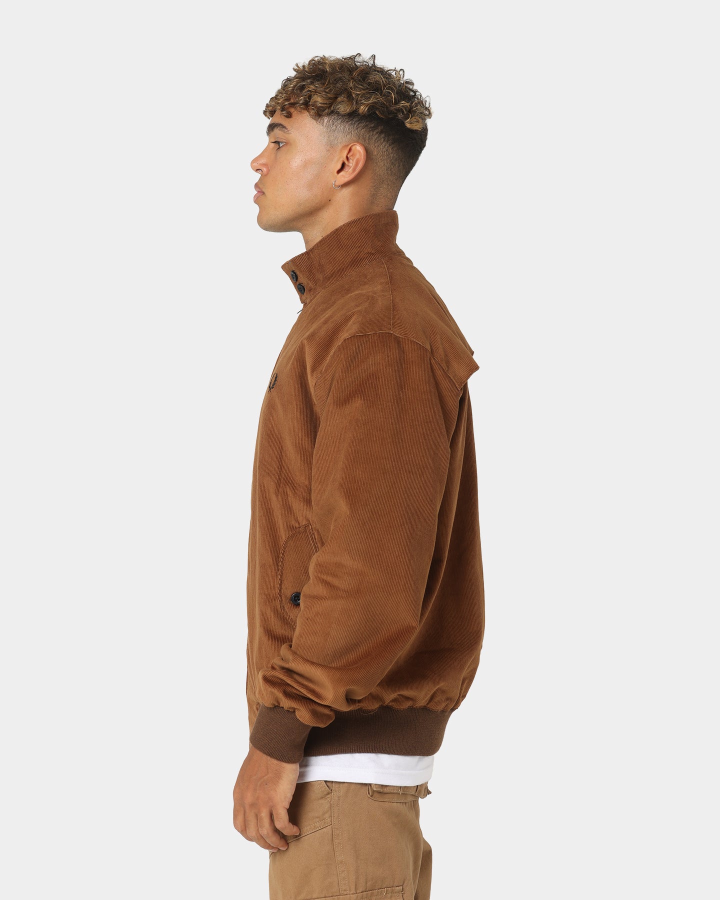 Fred Perry Mie Velvet Corduroy Jacket Whisky | Culture Kings US