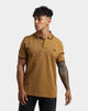 Fred Perry Twin Tipped Polo Shirt Dark Caramel