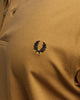 Fred Perry Twin Tipped Polo Shirt Dark Caramel