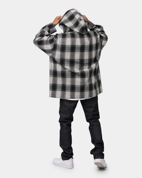 XXIII Tribe Flannel Hoodie Black/White