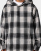 XXIII Tribe Flannel Hoodie Black/White
