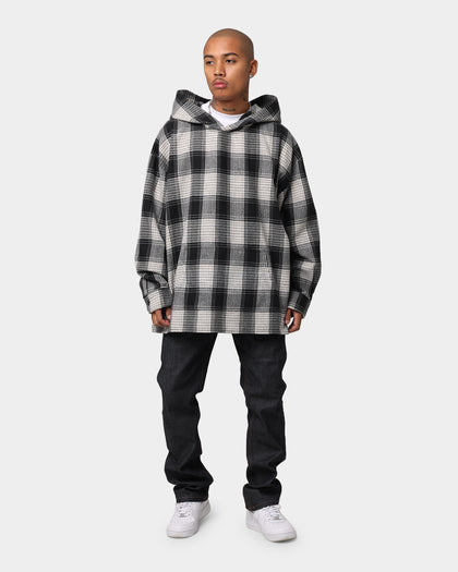 XXIII Tribe Flannel Hoodie Black/White