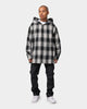 XXIII Tribe Flannel Hoodie Black/White