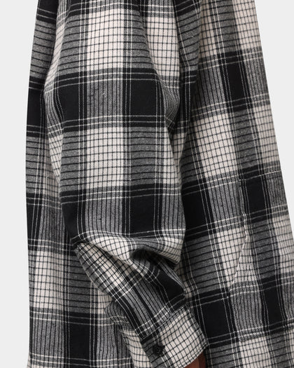 XXIII Tribe Flannel Hoodie Black/White