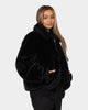 XXIII Baller Fur Jacket Black