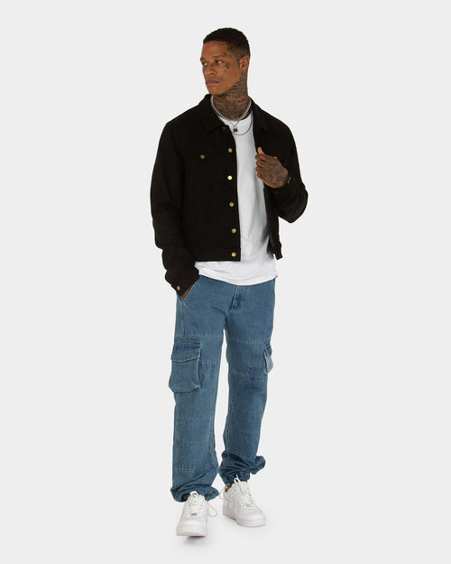 XXIII Malta Suede Jacket Black