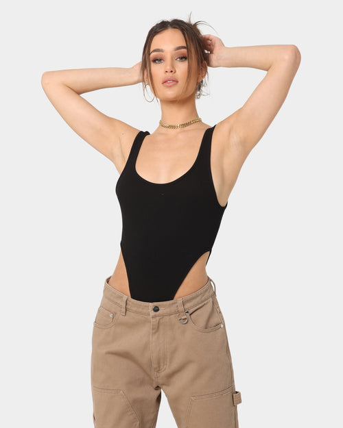 XXIII Women's Jane High Cut Bodysuit Black