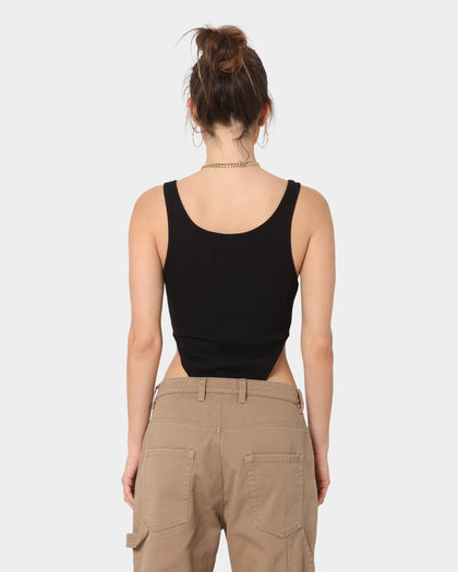 XXIII Women's Jane High Cut Bodysuit Black