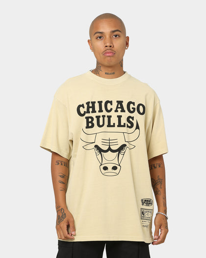 Mitchell & Ness Chicago Bulls Desert Sand Stencil T-Shirt Desert Sand