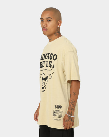 Mitchell & Ness Chicago Bulls Desert Sand Stencil T-Shirt Desert Sand