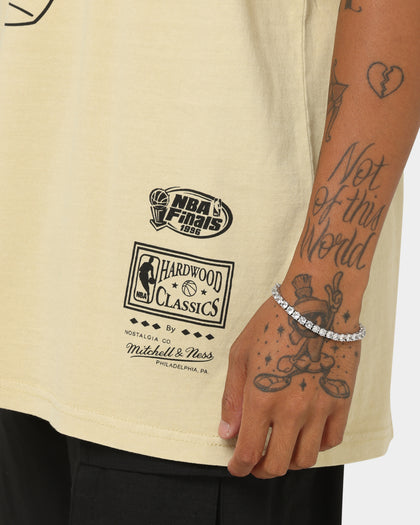 Mitchell & Ness Chicago Bulls Desert Sand Stencil T-Shirt Desert Sand