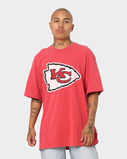 Mitchell & Ness Kansas City Chiefs Big Logo Vintage T-Shirt Faded Red