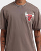 Mitchell & Ness Chicago Bulls Tonal Logo T-Shirt Walnut