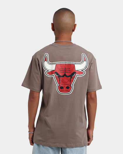 Mitchell & Ness Chicago Bulls Tonal Logo T-Shirt Walnut