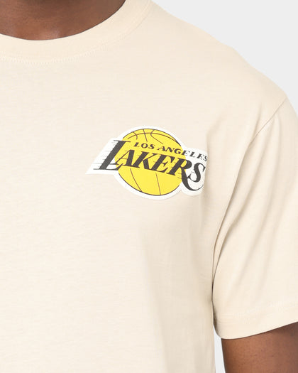 Mitchell & Ness Los Angeles Lakers Team Tonal Logo Short Sleeve T-Shirt Clay
