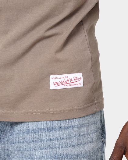 Mitchell & Ness Los Angeles Lakers Team Tonal Logo Short Sleeve T-Shirt Walnut