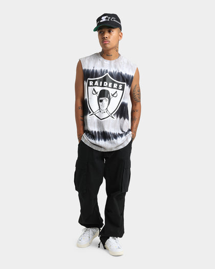 Mitchell & Ness Raiders NFL Tie Dye Vintage Muscle Black Dye