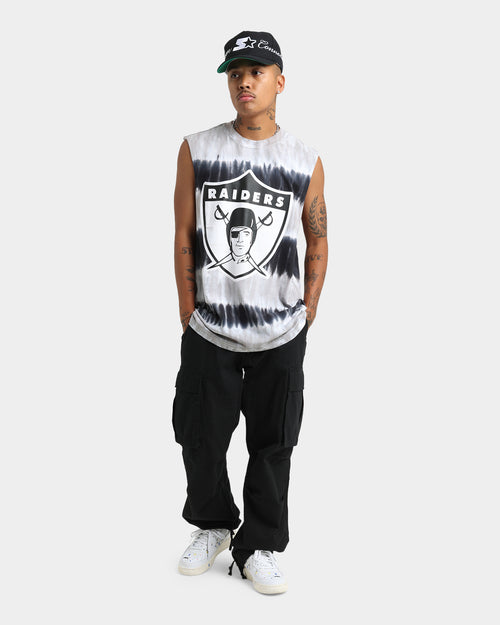 Mitchell & Ness Raiders NFL Tie Dye Vintage Muscle Black Dye