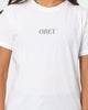 Obey Women's Italicized T-Shirt White