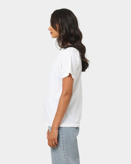 Obey Women's Italicized T-Shirt White