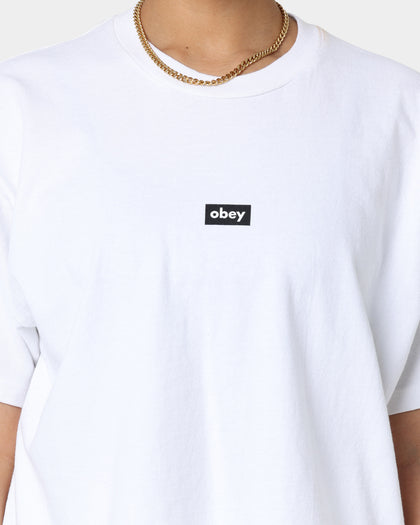 Obey Women's Obey Tag T-Shirt White