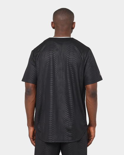 Majestic Athletic Los Angeles Dodgers Animal Wordmark Jersey Black Snake Print