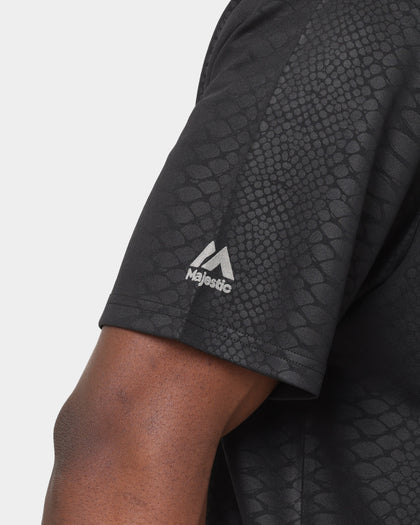 Majestic Athletic Los Angeles Dodgers Animal Wordmark Jersey Black Snake Print