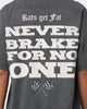 Rats Get Fat Ride Like Hell Vintage T-Shirt Black Dye