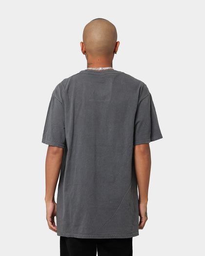 Rats Get Fat Wings Of Fury Vintage T-Shirt Black Dye